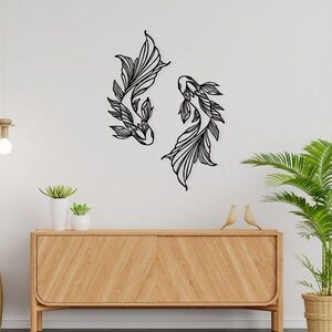 Imagine Decoratiune de perete, Verano, Dimensiuni: 65 x 94 cm, Negru