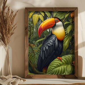 Imagine Tablou decorativ, AI190, Cadru: 100% MOLID, Multicolor