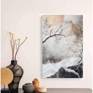 Imagine Tablou decorativ, YNS-1007-45 x 70, Lemn, Multicolor