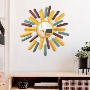 Imagine Oglinda decorativa, Mirror Sun 2, Dimensiuni: 75 x 75 x 4 cm, Multicolor
