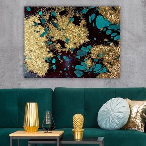 Imagine Tablou decorativ, 297812846_70100, Rama din lemn (grosime 3 cm), Multicolor