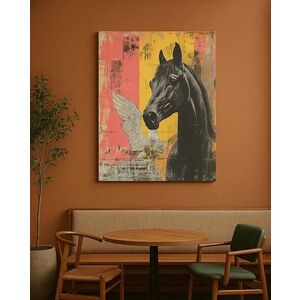 Imagine Tablou decorativ, Hm_Cnvs26-49-50x70, Cadru: 100% lemn (Grosime: 2 x 3 cm), Multicolor