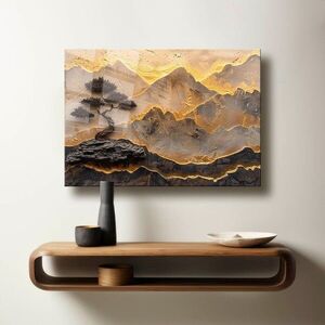 Imagine Tablou decorativ, Camtbl-078, 50 x 70 cm, Multicolor