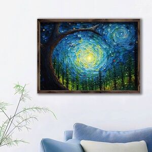 Imagine Tablou decorativ, AI111, Cadru: 100% MOLID, Multicolor
