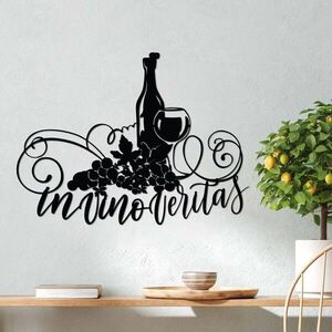 Imagine Decoratiune de perete, Veritas 3, Dimensiuni: 56 x 42 cm, Negru