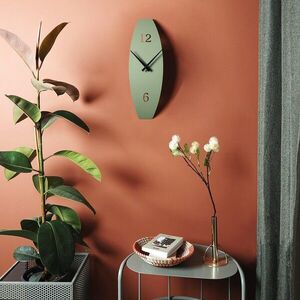 Imagine Ceas de perete, APS137MGS, Dimensiune: 15 x 46 cm, Verde