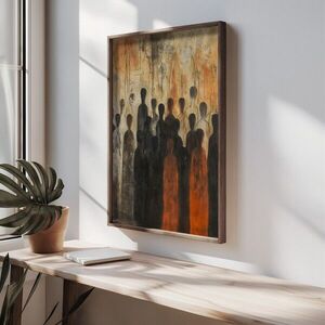 Imagine Tablou decorativ, HUM098, Cadru: 100% MOLID, Multicolor