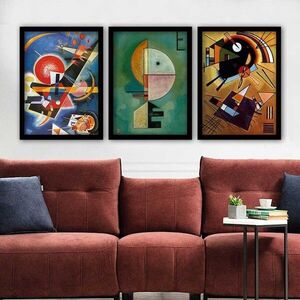 Imagine Set 3 tablouri decorative, 3SC_UN287405 _5575, Polistiren, Multicolor