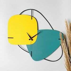 Imagine Ceas de perete, Brazil, Diametru: 58 cm, Verde galben