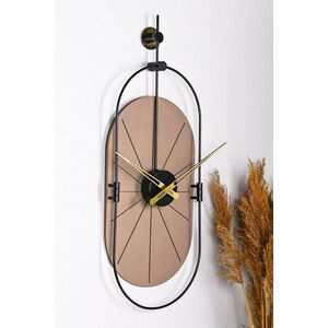 Imagine Ceas de perete, Sntr, MDF dublu strat, Maro / Negru