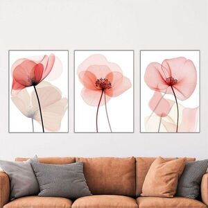 Imagine Set 3 tablouri decorative, Mdf, Imprimare digitala, Multicolor