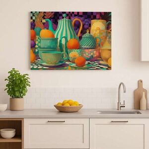 Imagine Tablou decorativ, Hm_Cnvs26-31-50x70, Cadru: 100% lemn (Grosime: 2 x 3 cm), Multicolor