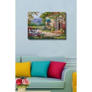 Imagine Tablou decorativ, Kanvas Tablo (50 x 70), Rama din lemn (grosime 3 cm), Multicolor