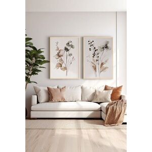 Imagine Set 2 tablouri decorative, Ersy2Lımodel16-Ahsap, MDF, Multicolor
