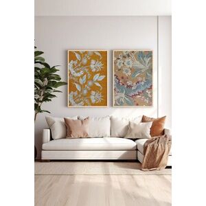 Imagine Set 2 tablouri decorative, Ersy2Lımodel36-Ahsap, MDF, Multicolor