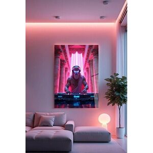 Imagine Tablou decorativ, Hhlneon0029, 50 x 70 cm, Multicolor