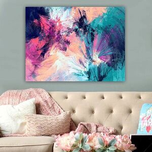Imagine Tablou decorativ, 644687473_70100, Rama din lemn (grosime 3 cm), Multicolor