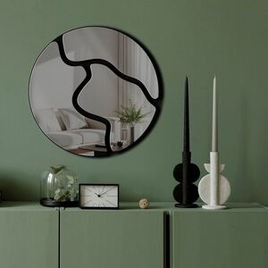 Imagine Oglinda decorativa, Ozgl507, Baza din 100% EVA (Grosime: 10 mm), Afumat
