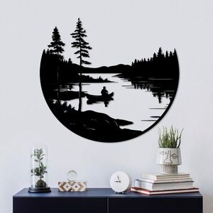 Imagine Decoratiune de perete, Solo, Dimensiune: 54 x 60 cm, Negru