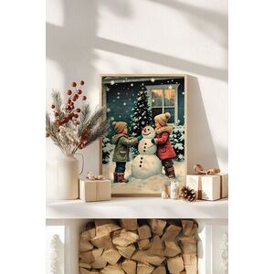 Imagine Tablou decorativ, Nwyearsngmdl2, MDF, Multicolor