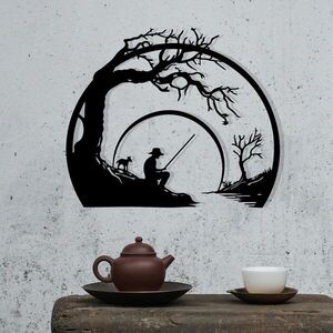 Imagine Decoratiune de perete, Bienvenidos, Dimensiuni: 54 x 45, 5 cm, Negru
