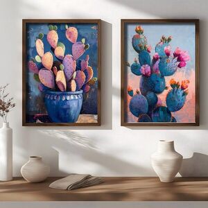 Imagine Set 2 tablouri decorative, AI201, Cadru: 100% MOLID, Multicolor