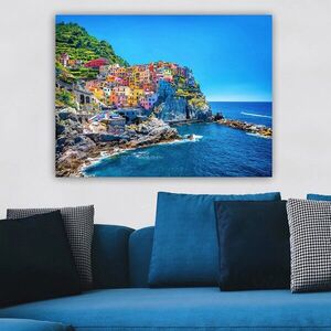 Imagine Tablou decorativ, 257301595_70100, Rama din lemn (grosime 3 cm), Multicolor