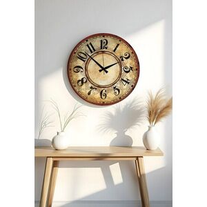 Imagine Ceas de perete, Huhuas00014, Dimensiune: 50 x 50 cm (1 bucată), Multicolor