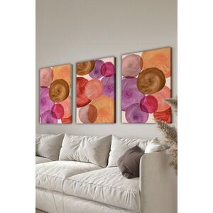 Imagine Set 3 tablouri decorative, 3Cnvs2, Dimensiune: 40 x 60 cm (3 bucăți), Multicolor