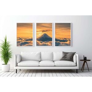 Imagine Set 3 tablouri decorative, Mp3-00118, Imprimare digitala, Multicolor