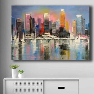 Imagine Tablou decorativ, 70100NISC-004, Lemn, Multicolor