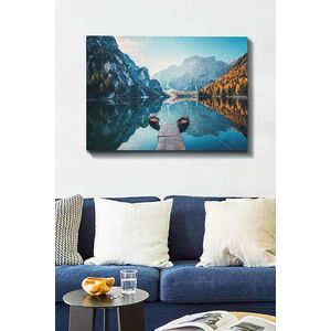 Imagine Tablou decorativ, Kanvas Tablo (70 x 100), Rama din lemn (grosime 3 cm), Multicolor