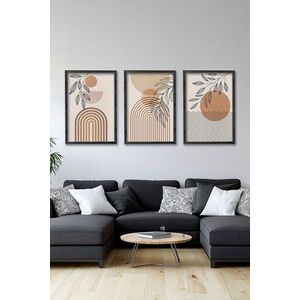 Imagine Set 3 tablouri decorative, Ersy3Syhcrv31, MDF, Multicolor