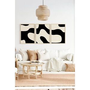 Imagine Set 3 tablouri decorative, Ersydata1-5070, MDF, Multicolor