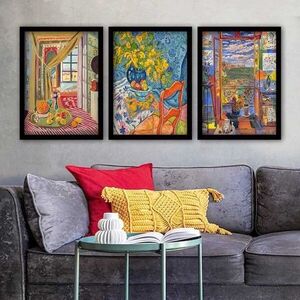 Imagine Set 3 tablouri decorative, 3SC_UN1535378_5575, Polistiren, Multicolor