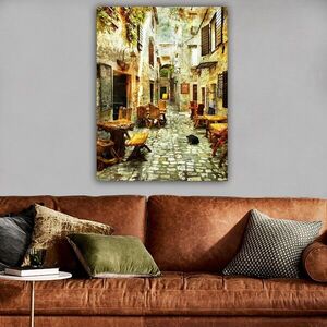 Imagine Tablou decorativ, 23364400_70100, Rama din lemn (grosime 3 cm), Multicolor