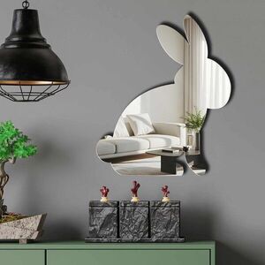 Imagine Oglinda decorativa, EAS001SILVER, Baza din 100% EVA (Grosime: 10 mm), Argintiu