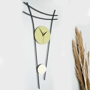 Imagine Ceas de perete, Heit, Diametru: 73 cm, Verde