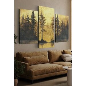 Imagine Set 3 tablouri decorative, Ersycnvs3Asm7, Dimensiune 1: 40 x 60 cm (2 bucăți), Multicolor