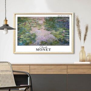 Imagine Tablou decorativ, 4262AHSMONET-011, Suport din 100% MDF (Grosime: 2, 7 mm), Multicolor