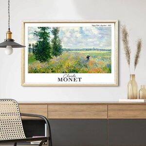 Imagine Tablou decorativ, 4262AHSMONET-021, Suport din 100% MDF (Grosime: 2, 7 mm), Multicolor