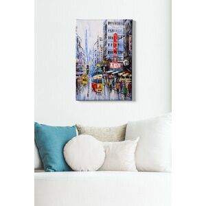 Imagine Tablou decorativ, Kanvas Tablo (50 x 70), Rama din lemn (grosime 3 cm), Multicolor