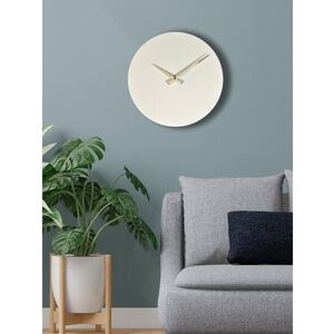 Imagine Ceas de perete, 35Sivmet, Dimensiune: 35 x 35 cm, Crem