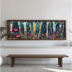 Imagine Tablou decorativ, EMR047, Lemn, Multicolor