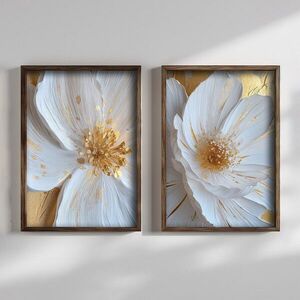 Imagine Set 2 tablouri decorative, TUN134, Lemn, Multicolor