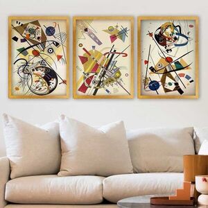 Imagine Set 3 tablouri decorative, 3AC_UN2962870_3545, Polistiren, Multicolor