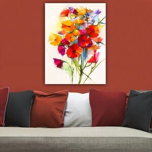 Imagine Tablou decorativ, 454561096_70100, Rama din lemn (grosime 3 cm), Multicolor
