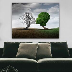 Imagine Tablou decorativ, 547593979_70100, Rama din lemn (grosime 3 cm), Multicolor
