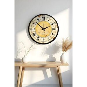 Imagine Ceas de perete, Huhuas00023, Dimensiune: 50 x 50 cm (1 bucată), Multicolor