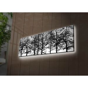 Imagine Tablou decorativ cu lumina LED, 3090DACT-72, 30 x 90 cm, Multicolor